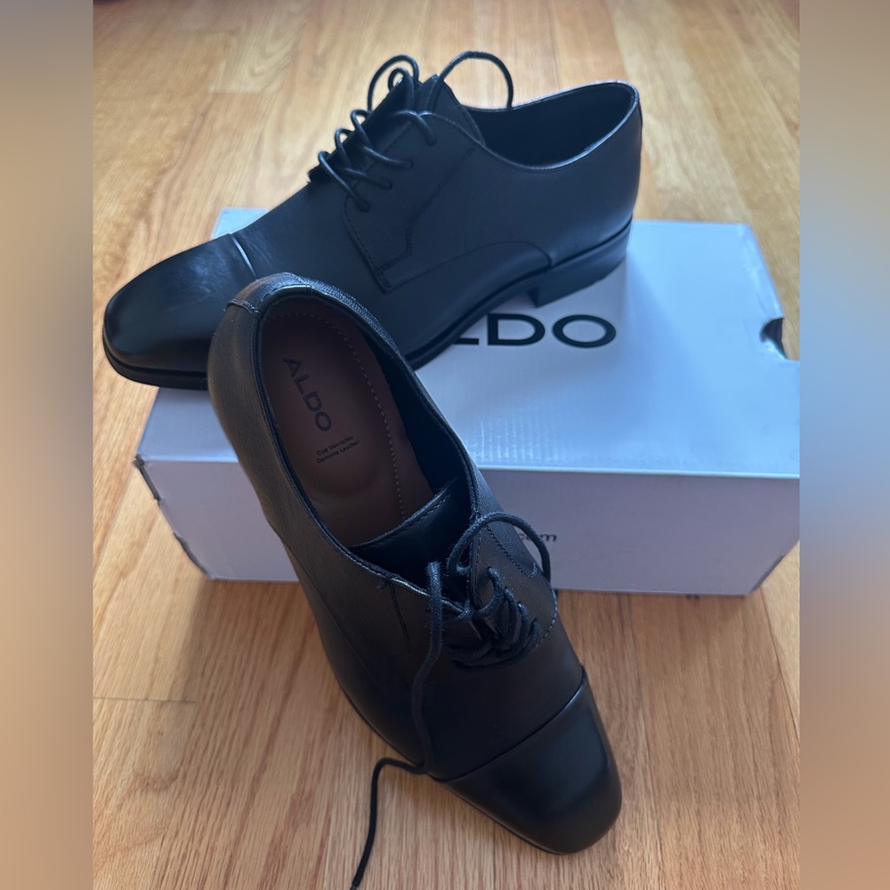 ALDO Men's Classic Black Oxfords